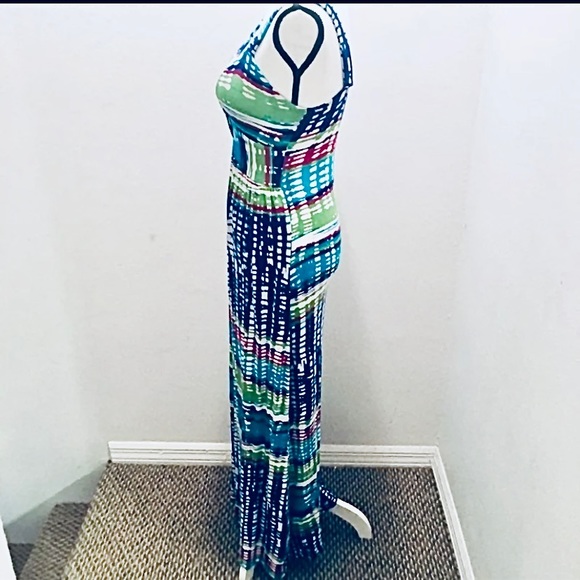❌SOLD❌ New Directions Petite Multi Colored Maxi Dress - Picture 6 of 11